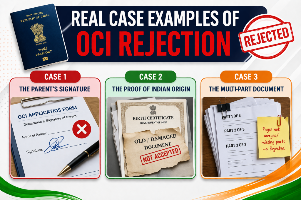 OCI Minor Application Rejection Reasons