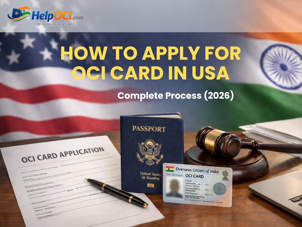 How to Apply for OCI Card in USA