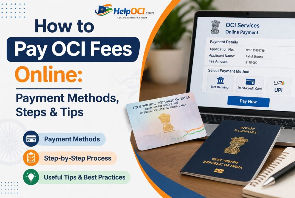 How to Pay OCI Fees Online: Payment Methods, Steps & Tips