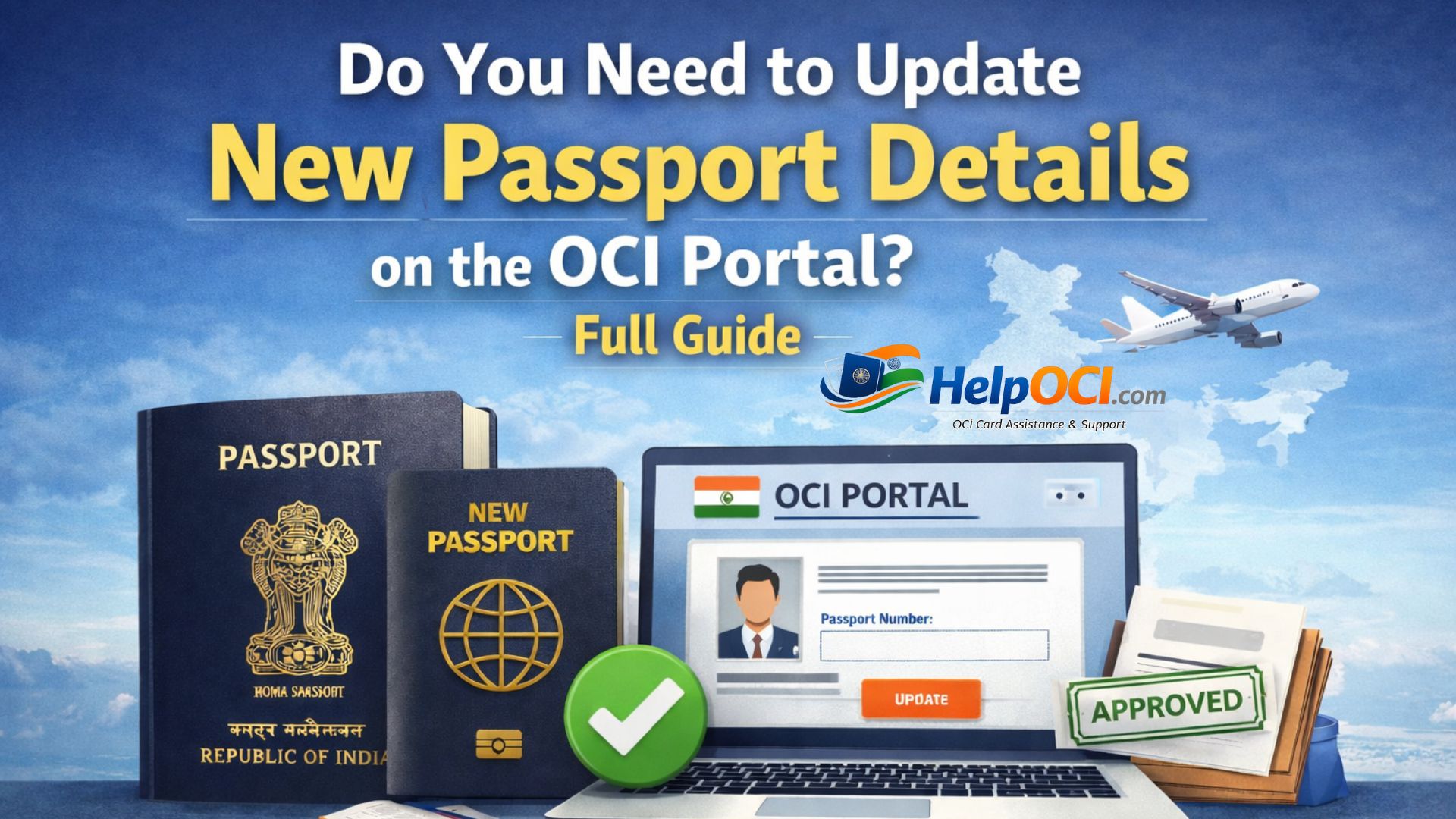 Update Passport on OCI Portal