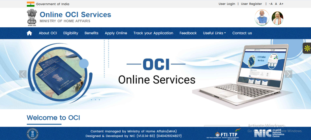 ociservices.gov.in