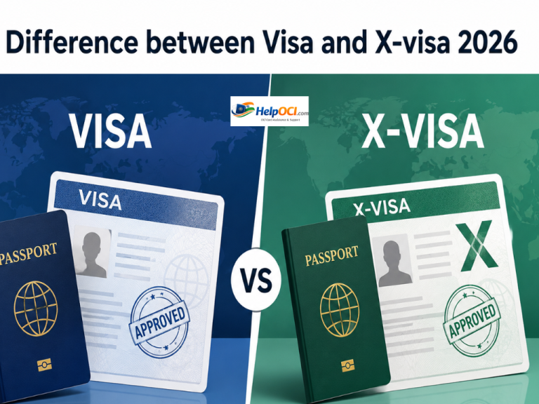 Difference between Visa and X-visa 2026