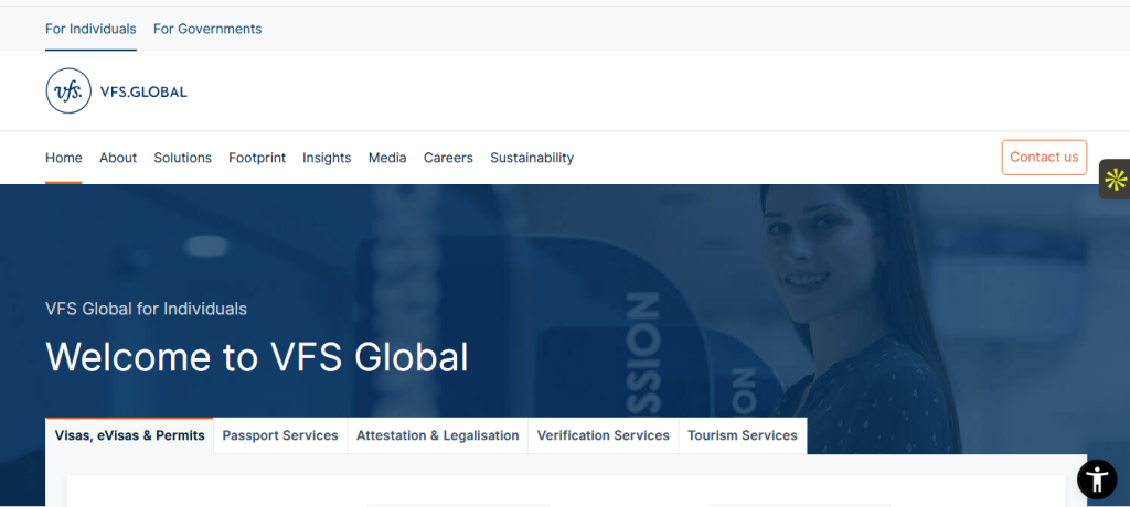 VFS Online Registration