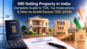 NRI Selling Property in India: Complete Guide to TDS, Tax Implications & How to Avoid Excess TDS (2026)