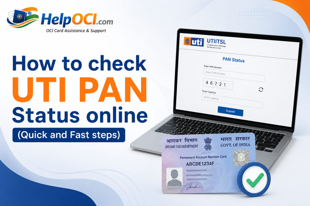 How to check UTI PAN Status online (Quick and Fast steps)