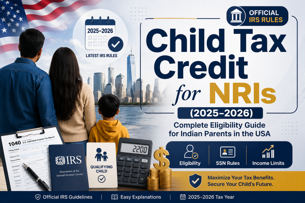 Child Tax Credit for NRIs (2025-2026): Complete Eligibility Guide for Indian Parents in the USA