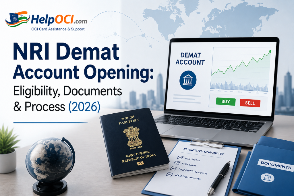 NRI Demat Account Opening: Eligibility, Documents & Process (2026) 