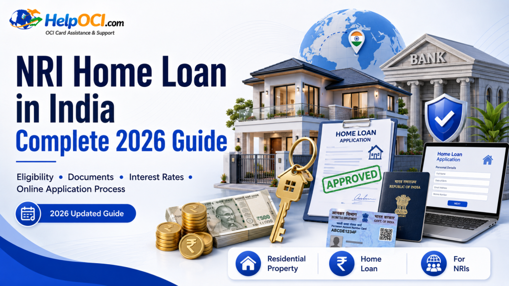 NRI Home Loan in India 2026: Eligibility, Documents & Process