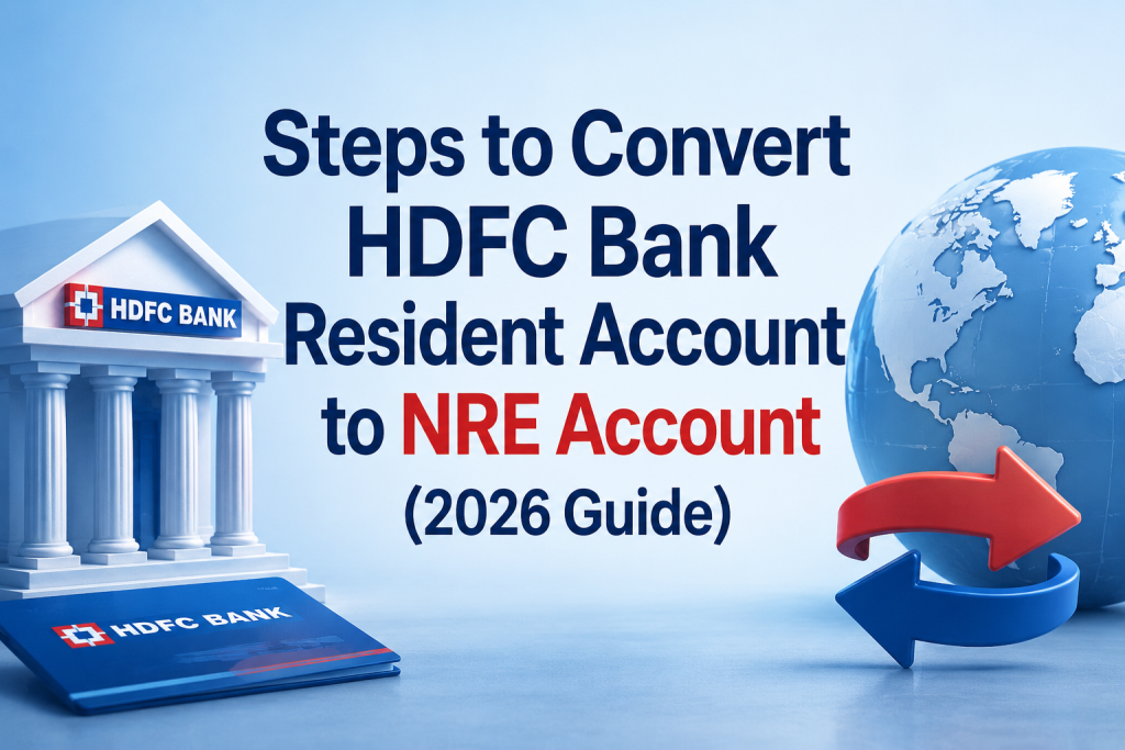 Convert HDFC Bank Resident Account to NRE Account