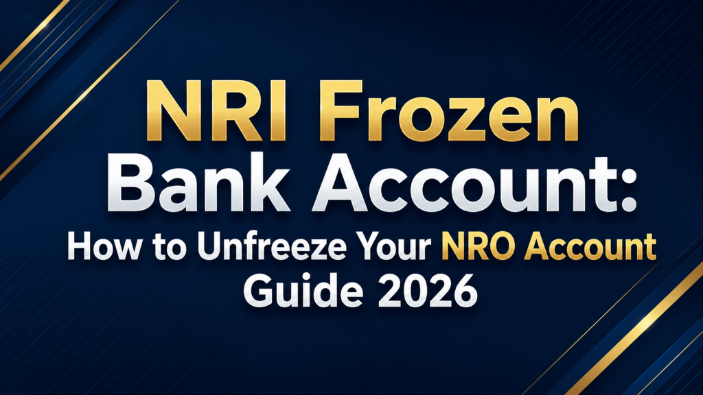 NRI Frozen Bank Account: How to Unfreeze Your NRO Account Guide 2026