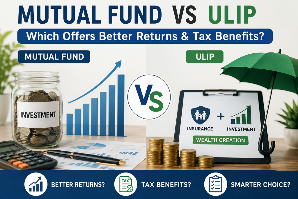 Mutual Fund vs ULIP: Returns & Tax Benefits Compared
