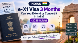 Indian e-X1 Visa 3 Months