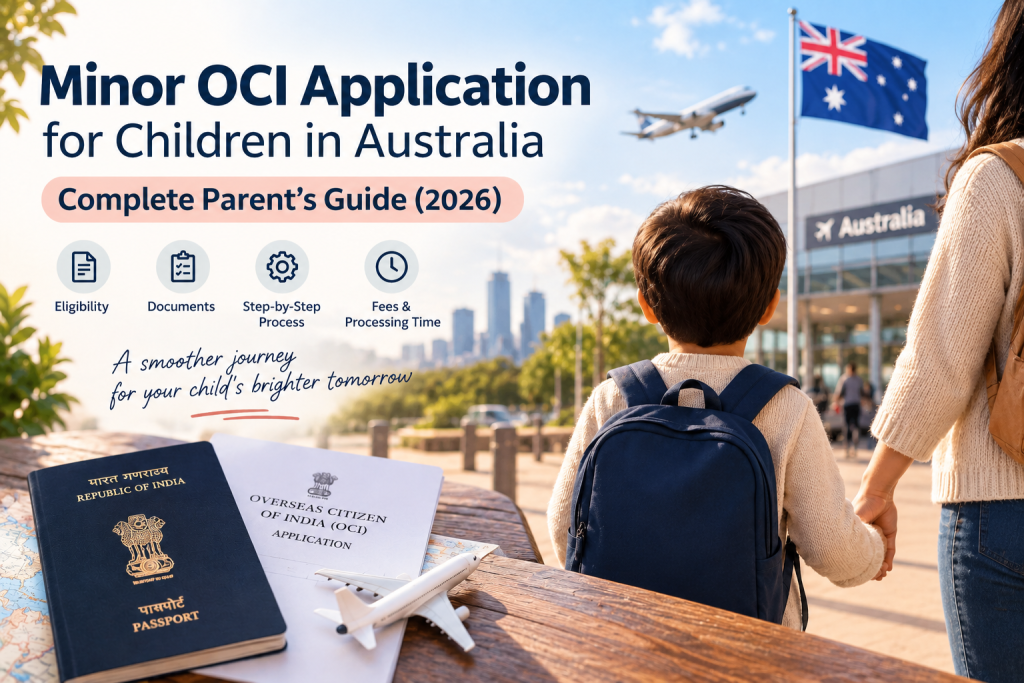 Minor OCI Application for Children