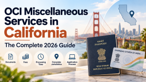 OCI Miscellaneous Services in California Fees & Process 2026