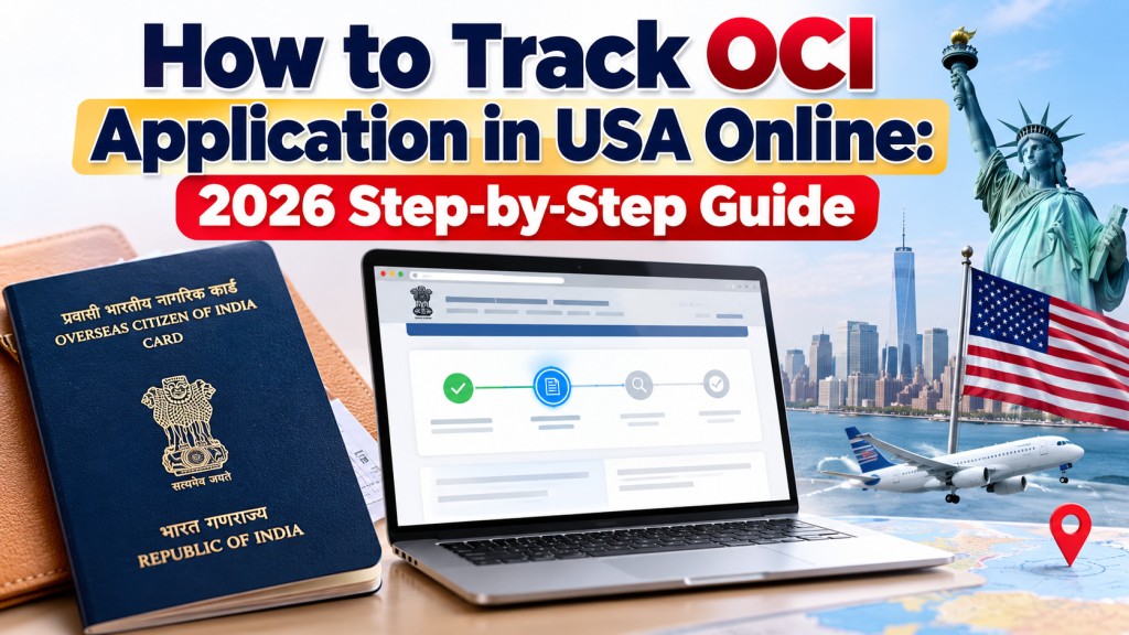 How to Track OCI Application in USA Online